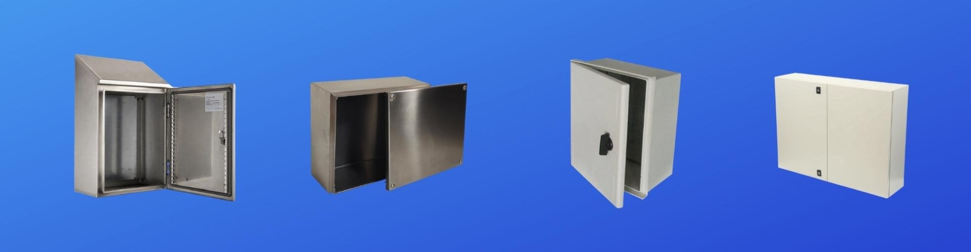 Europa Stainless Steel Enclosures IP65 Waterproof with backplate & Earth Studs 