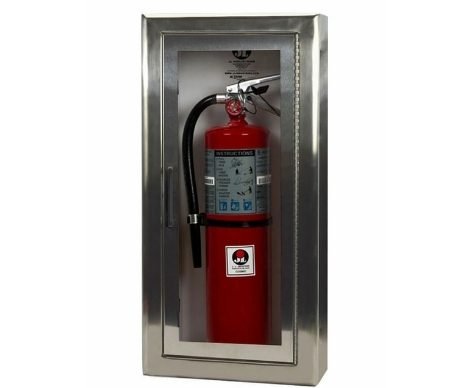 Semi-Recessed Fire Extinguisher Cabinets