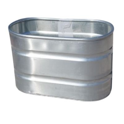 100-gallon Galvanized steel stock tank