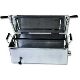 Caja de acero inoxidable para 2 dentistas