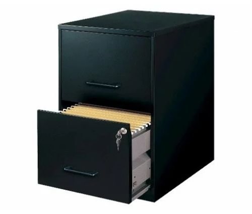 2-drawer metal filing cabinet