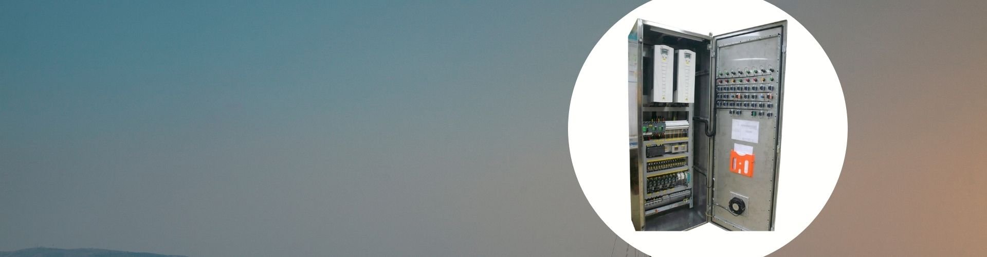 Panel de control de automatización PLC