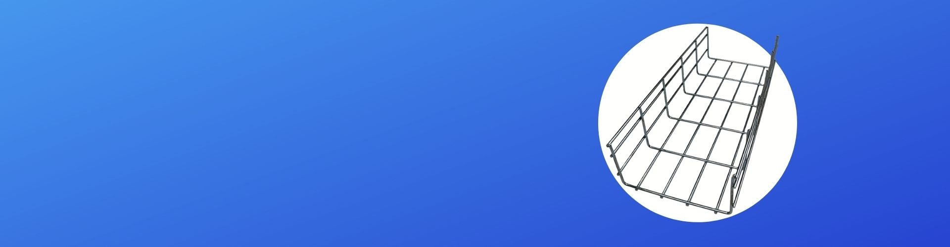 Bandeja para cables de malla de alambre