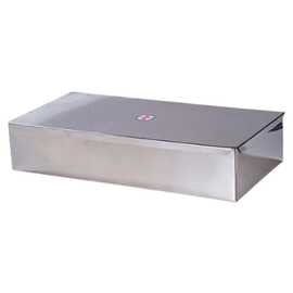 5- Caja de acero inoxidable para clínicas
