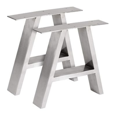 A-Frame Stainless Steel Table Legs