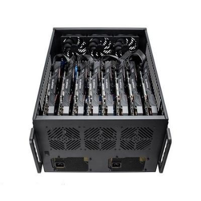 Aluminum rackmount mining case