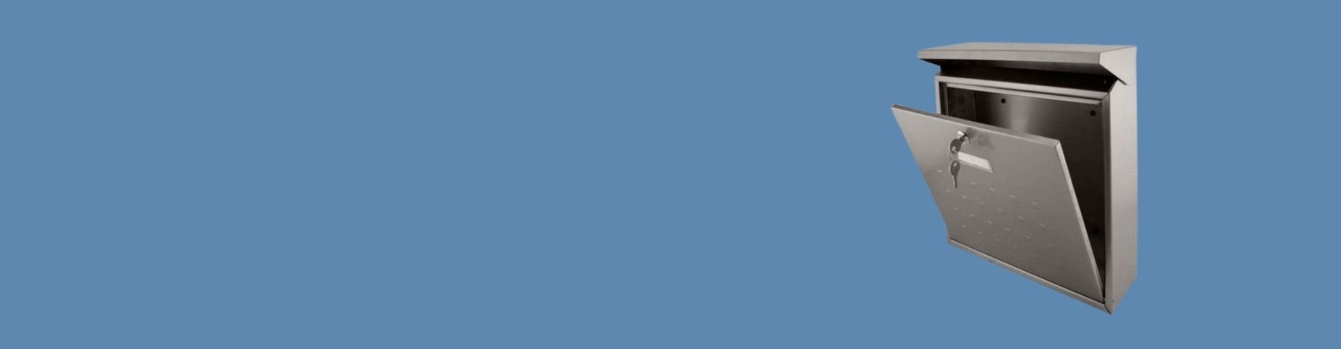 Brushed Steel Letterbox