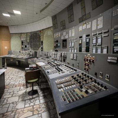 High-Tech Power Control Room