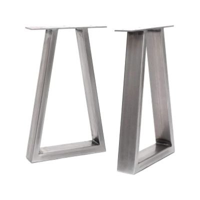 Industrial Trapezium Stainless Steel Table Legs