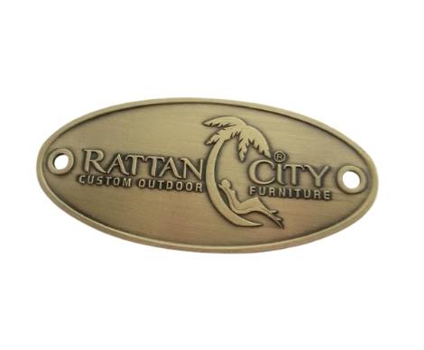 Metal Nameplates for Furniture