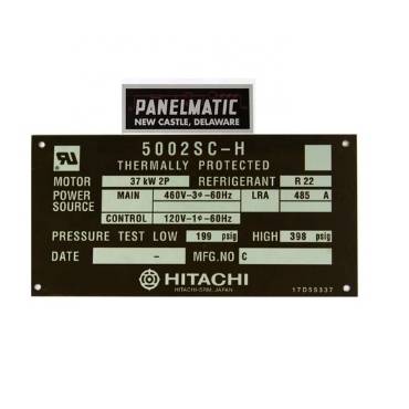 Metal Nameplates for Manufacturing and Construction