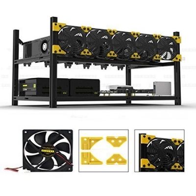 Mining rig case with fan