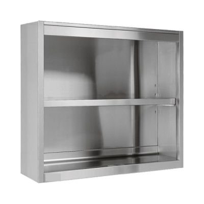 Open Wall-Mounted Stainless Steel Cabinets
