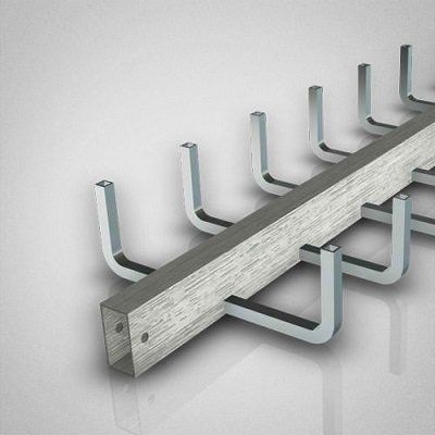 PVC Coated Single Rail Cable Tray