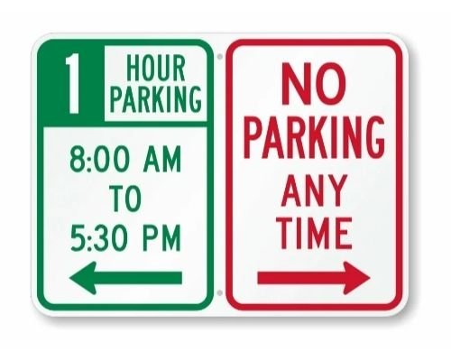 Personalize No Parking Sign