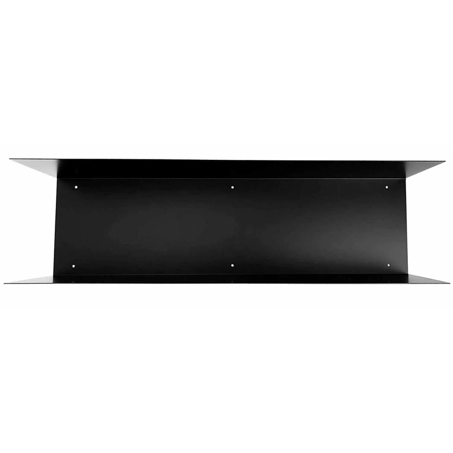 Professionally Powder Coated Black Wall Mounted Modern Shelf