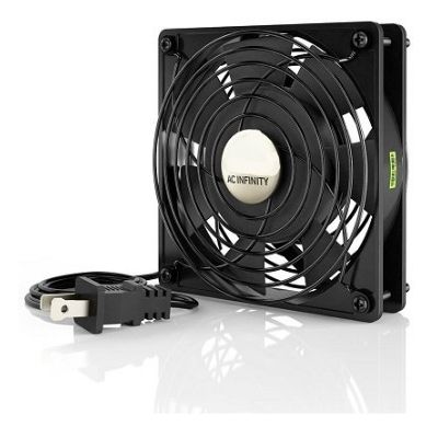 Ventilador de enfriamiento silencioso con panel tipo muffin