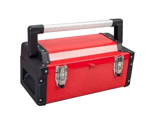 Red with Black Tool Box