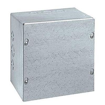 Screw Cover with Knockouts Electrical Pull Box