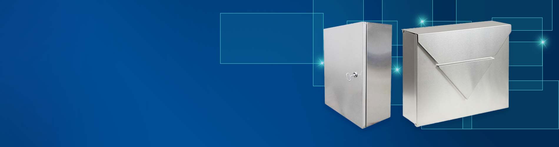 Stainless Steel Box Banner