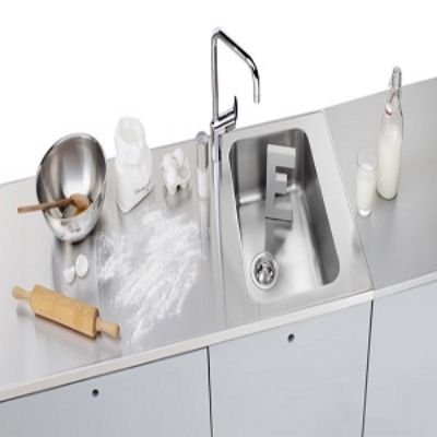 Stainless Steel Worktop 1 Sink
