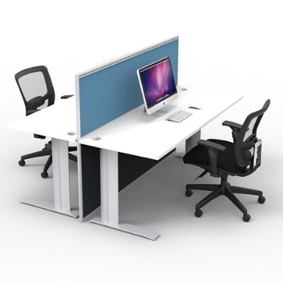 Two-person Divider Office Workstation