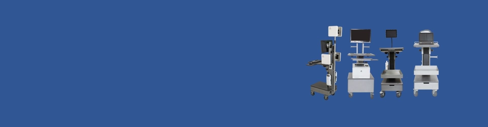 Warehouse Computer Cart