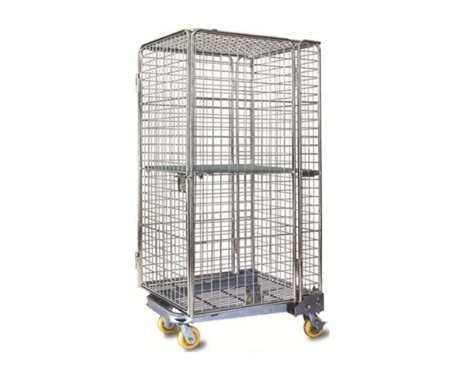 Wire Mesh Enclosure with Wheels