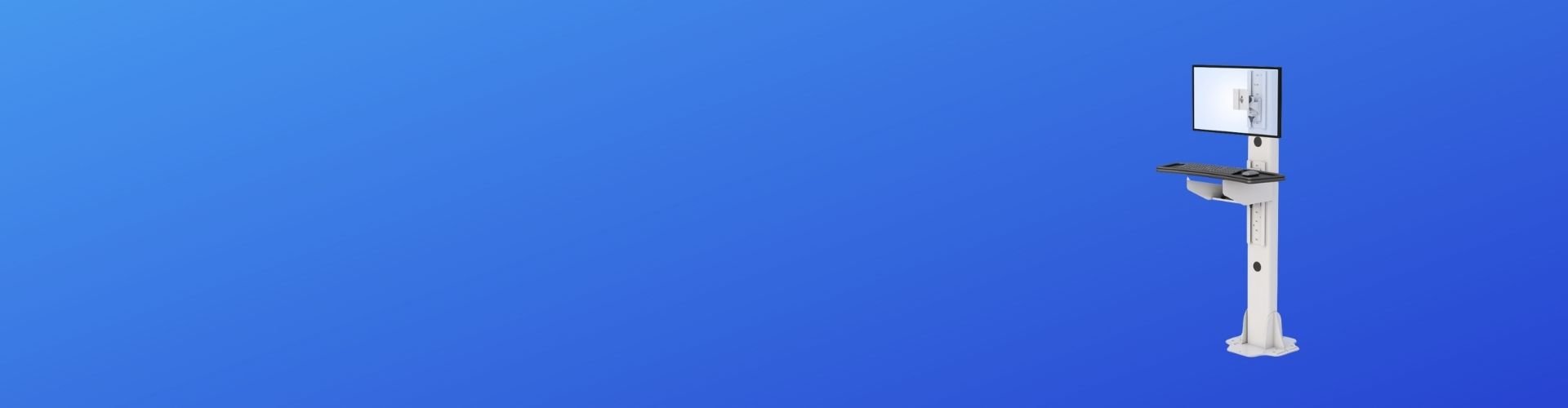 industrial computer cart