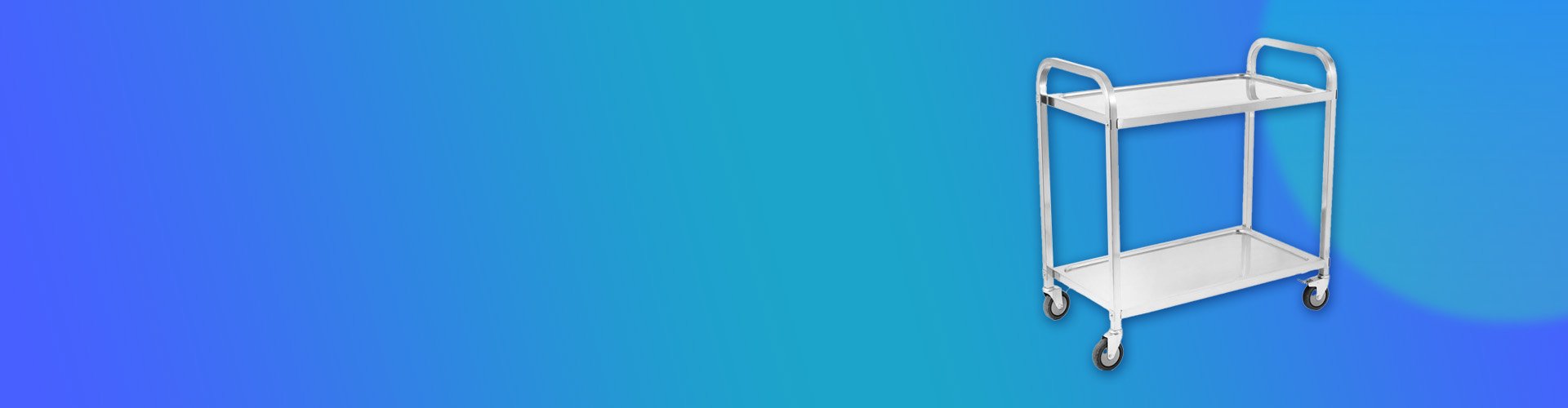 不锈钢厨房推车