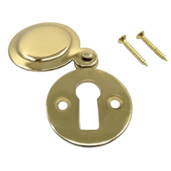 Brass Escutcheon Plate with Set Screw