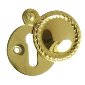 Brass Keyhole Cover Escutcheon Plate