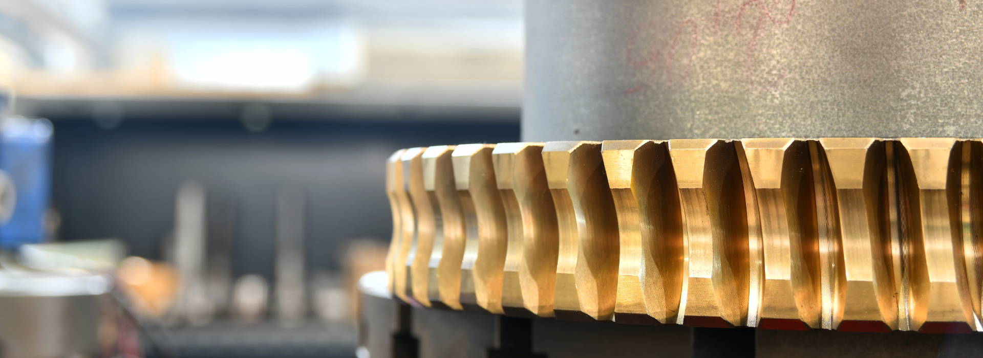 Brass Worm Gear Banner