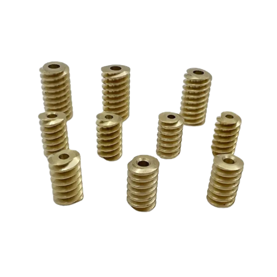 Brass Worm Straight Helical Gear