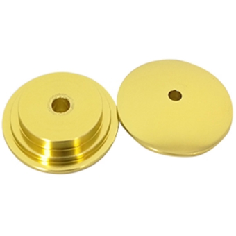 Polished Round Brass Escutcheon Plate