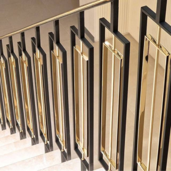 Luxury Brass Handrail for Stairs