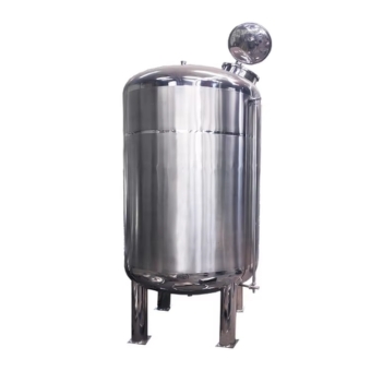 500-Gallon Stainless Steel Water Tank