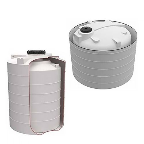 30,000 Liters Vertical Open Top Sodium Hydroxide Storage Tank