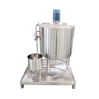 500 Liters Large Capacity Cosmetic Mixing Tank with Top Electric Agitation