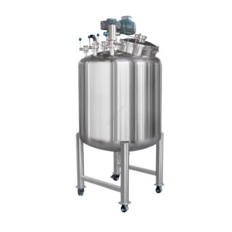 500 Liters Stainless Steel Industrial Heated Cosmetic Mixing Tank