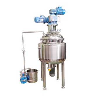 Stainless Steel Energy-Saver Cosmetic Mixing Tank with SIEMENS Motor