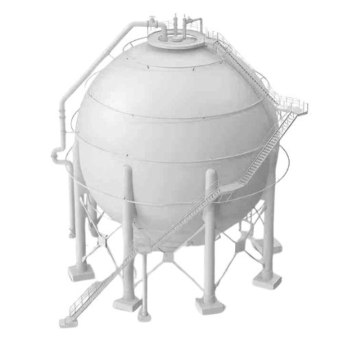 1,500 Ton Carbon Steel Butane Storage Sphere Tank