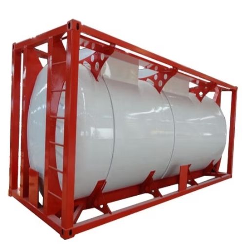 20ft T75 20,000 Liters Horizontal Cryogenic Storage ISO Transport Tank