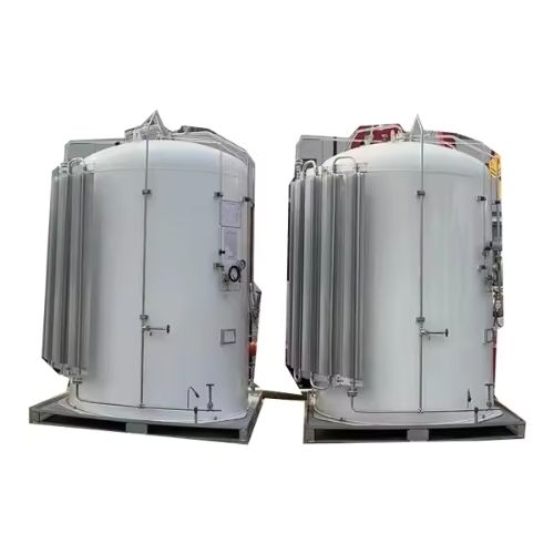 3.3 MPa 316L Stainless Steel Vertical Insulated Cryogenic Storage Cylinder Tank