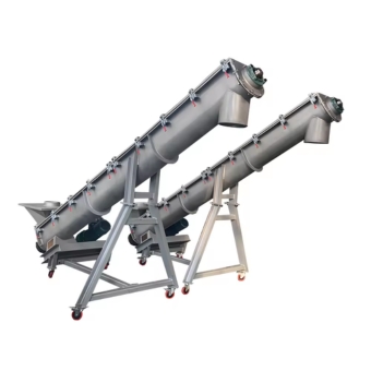 Horizontal Cement Silo with Screw Conveyor