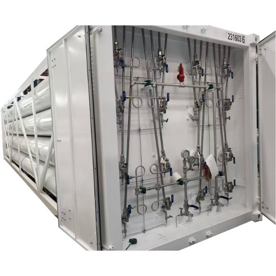 ISO Standard 16-Tube 1,050 Liters Helium Storage Skid Container Tank