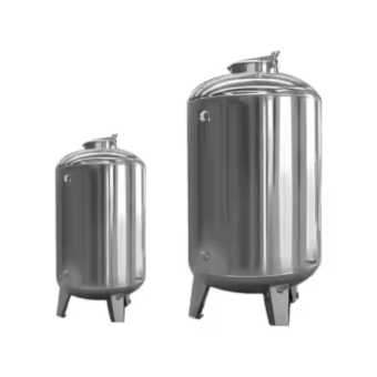 Vertical 400 Gallon Stainless Steel Tank