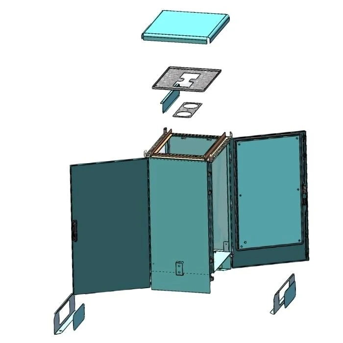 Tampilan 3D ruang tertutup KDM digunakan untuk peninjauan jarak dan akses.